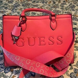 GUESS Vibrant Pink Satchel